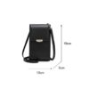 PU Leather Phone Purse Mini Shoulder Handbag for Hiking and Travel - Image 2