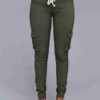 Casual Pants Cotton Blend Trousers - Image 5