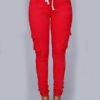 Casual Pants Cotton Blend Trousers - Image 6