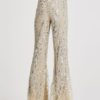 Pants Polyester Raised Waist Floral Print Trousers - Image 2