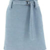 Paper Bag Belted A Line Bodycon Skirt - Image 3