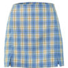 Plaid Double Slit Bodycon Skirt - Image 4