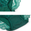 Plus Size Lace-trim Mid Waist Comfortable Briefs - Image 5