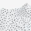 Polka Dot Button Long Sleeve Mini Shirt Dress - Image 3