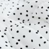 Polka Dot Button Long Sleeve Mini Shirt Dress - Image 6