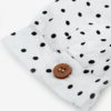 Polka Dot Button Long Sleeve Mini Shirt Dress - Image 7