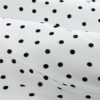 Polka Dot Button Long Sleeve Mini Shirt Dress - Image 8