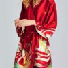 Printed Kimono Robes Dress Sleepwear - Image 3