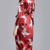 Printed Lace Up Polyester Gowns Lingerie - Image 5