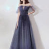 Prom A Line Illusion Neckline Short Sleeves Pleated Pageant Dresses