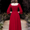 Prom A Line Sweetheart Neck Ankle Length Party Dresses - Image 2