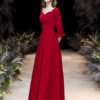 Prom A Line Sweetheart Neck Ankle Length Party Dresses - Image 4