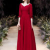 Prom A Line Sweetheart Neck Ankle Length Party Dresses - Image 6