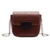 Retro PU Leather Chain Small Shoulder Messenger Bag - Image 7
