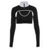 Sexy Casual High Collar Hollow Out Slim Vest T-shirt Camis Skinny Tank Tops - Image 13