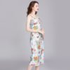 Sexy Faux Silk Satin Thin Strap Sleeveless Night robe - Image 2