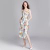 Sexy Faux Silk Satin Thin Strap Sleeveless Night robe - Image 4