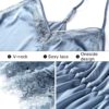 Sexy Lace Satin Sling Lingerie Lace Nightwear - Image 3