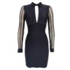 Lace Sexy Sequin Long Sleeve Club Celebrity Party Dress Vestidos - Image 2