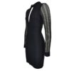 Lace Sexy Sequin Long Sleeve Club Celebrity Party Dress Vestidos - Image 3