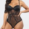 Sexy Lingerie Push Up Lace See Through Teddies - Image 7
