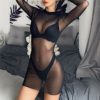 Sexy Long Sleeve Bikini Cover Up Swimsuit