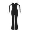 Elegant Sexy Off Shoulder Bow Long Jumpsuit - Image 5
