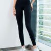 Sexy Skinny Polyester Natural Waist Trousers Yoga Pants - Image 5