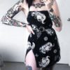 Sexy Sleeveless Split Dragon Print Bodycon Dress - Image 3
