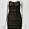 Sexy Sleeveless Strapless Bodycon Dress - Image 7