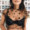Sexy Star Short Sleeve Beachwear
