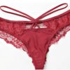 Sexy T-back Thong Sheer Hollow Out Transparent Panties - Image 4