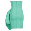 Sexy celebrity runway  Vestidos Asymmetric Ruffled Mini top Dress - Image 4