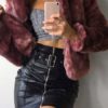 Short Raised Waist Zipper Skirt - Image 2
