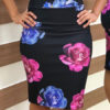 Skirt Printed Cotton Blend Bottoms