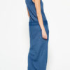 Slogan T Shirt Sleeveless Drawstring Waist Beach Dress - Image 2