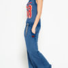 Slogan T Shirt Sleeveless Drawstring Waist Beach Dress
