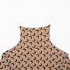 Solid Moon Print Turtleneck Long Sleeve Elegant Skinny Casual T shirt - Image 4
