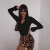 Solid high street Slim Ribbed Knitted crop top - Image 7