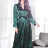 Spaghetti Straps With Robe 2-Piece Nightgown - Image 2