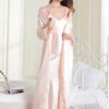 Spaghetti Straps With Robe 2-Piece Nightgown - Image 4