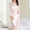 Spaghetti Straps With Robe 2-Piece Nightgown - Image 5