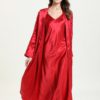 Spaghetti Straps With Robe 2-Piece Nightgown - Image 6