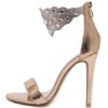 Stiletto Heel Open Toe Rhinestones Chic Sandals Women's Shoes - Image 3