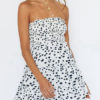 Strapless Beach Mini Dress - Image 2