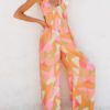 Straps Neck Sleeveless Polyester Straight Playsuit - Image 2