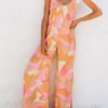 Straps Neck Sleeveless Polyester Straight Playsuit - Image 4