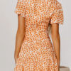 Sunflower V Neck Ditsy Printed Short Sleeve Beach Mini Dress - Image 3