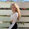 Thin Ribbed Knitted butterfly long sleeve crop top - Image 11