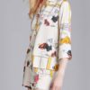 Turndown Collar Half Sleeves Sleepwear - Image 2